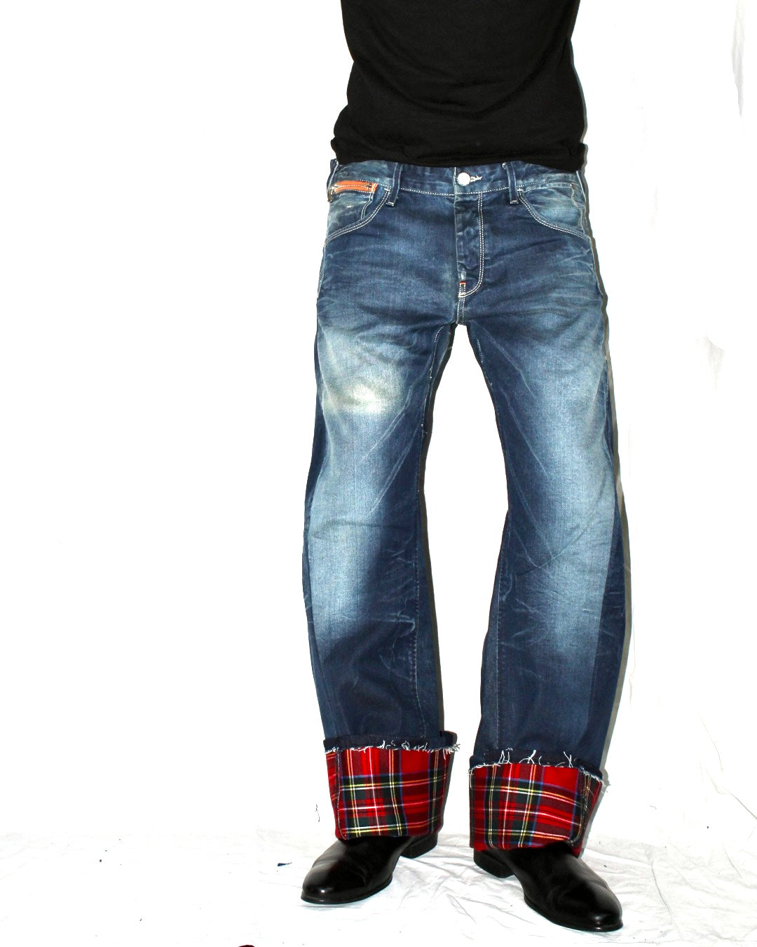 tartan cuffed
