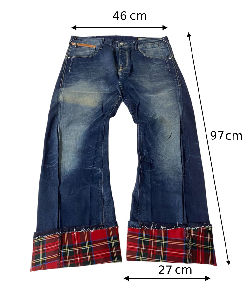 tartan cuffed